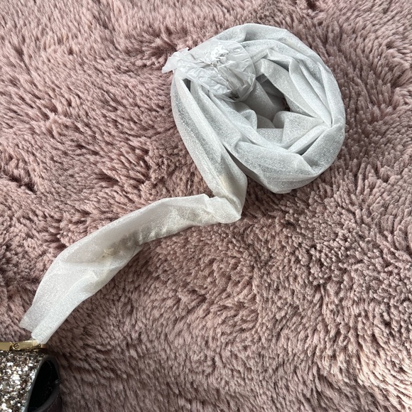 NWT KATE SPADE Maisie WKRU5692 Laurel way glitter gunmetal (031) bag - Picture 7 of 7